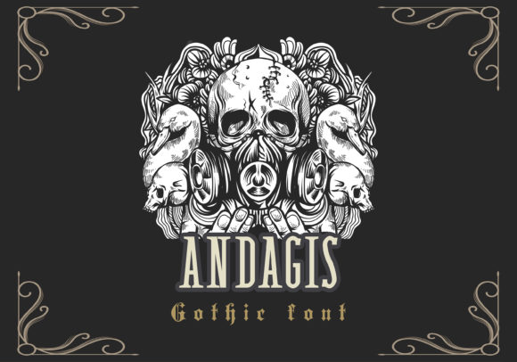 Andagis: A Bold Serif Font for Brand Identity