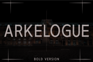 Arkelogue Bold: A Clean Sans Serif Typeface for Web Design