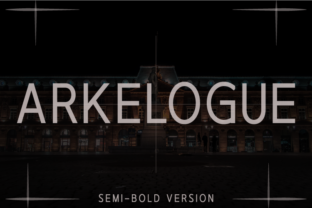 Arkelogue Semi-Bold: A Clean Typeface for Campaigns