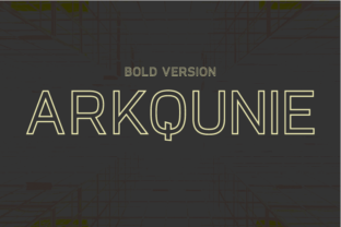 Arkqunie Outline Bold: A Web Designer’s Choice