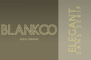 Blankco Outline Bold: The Typeface for Clear Campaigns