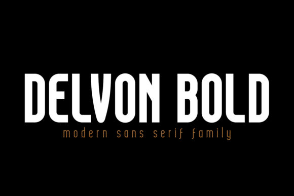 Delvon Bold: A Clean Sans Serif Font for Editors