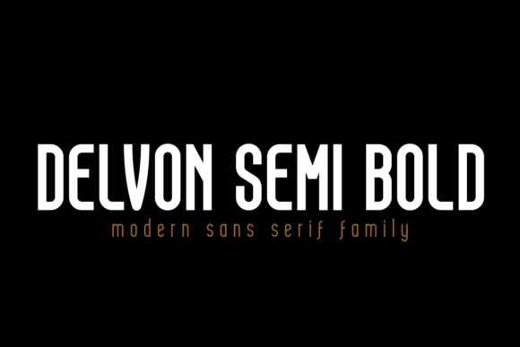 Delvon Semi Bold: A Fresh Typeface for Web Design