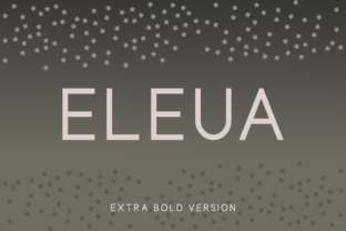 Eleua Extra Bold: A Modern Typeface for Web Design
