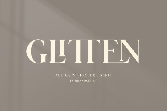 Glitten Font Review: A Bold Serif for Branding