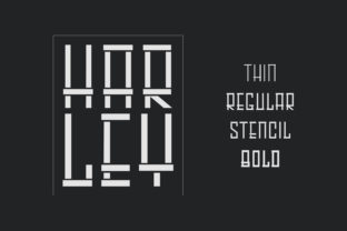 Harley Family: A Bold Sans Serif Font for Crafters