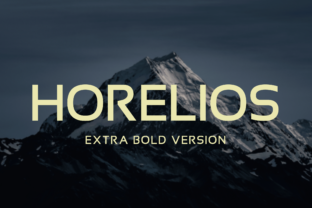 Horelios Extra Bold: A Bold Typeface for Modern Editorial Design