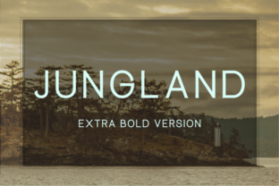 Jungland Extra Bold: A Typeface for Strong Branding