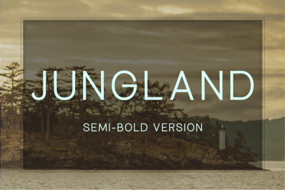 Jungland Semi-Bold: A Warm Typeface for Makers