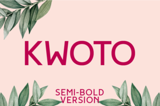 Kwoto Semi-Bold Typeface for Modern Web Design