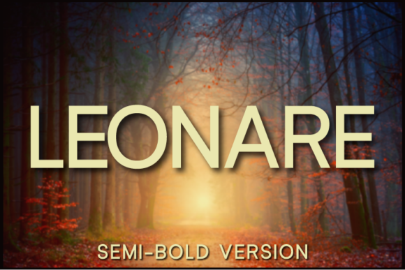 Leonare Semi-Bold: A Versatile Typeface for Small Business Branding