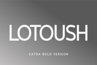 Lotoush Extra Bold: A Typeface Review