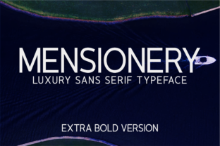 Mensionery Extra Bold: A Powerful Display Font for Editorial Design