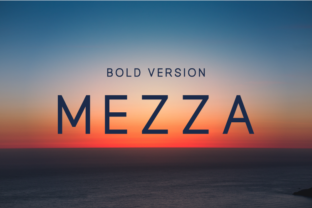 Mezza Bold: A Typeface for Strong Brand Identity