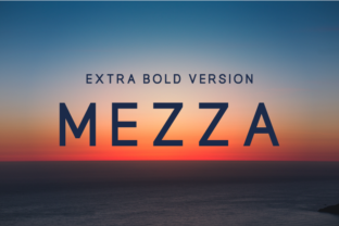 Mezza Extra Bold: A Bold Sans Serif Typeface for Web