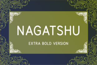 Nagatshu Extra Bold: A Bold Sans Serif for Modern Branding