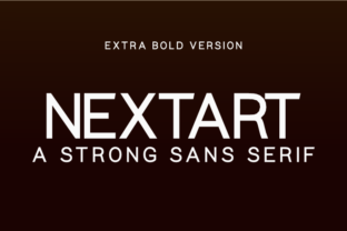 Nextart Extra Bold: A Premium Sans Serif Font for Branding