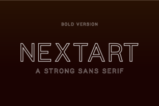 Nextart Outline Bold: A Typeface for Modern Brands