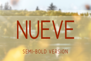Nueve Semi-Bold Font for Strong Branding