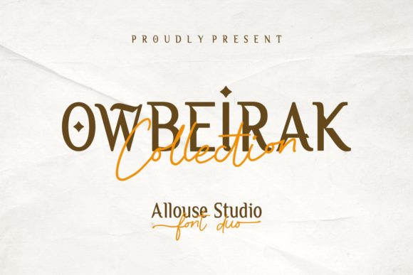 Owbeirak Collection: The Serif Font for Bold Branding