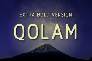 Qolam Extra Bold Typeface Review