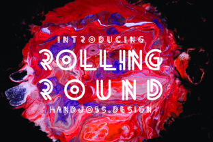 Roling Round: A Bold Sans Serif Font for Modern Campaigns