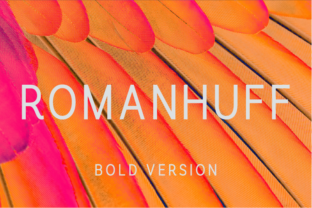 Romanhuff Bold: A Minimalist Sans Serif Typeface