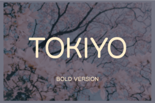 Tokiyo Bold: A Modern Sans Serif Typeface for Web Design