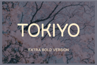 Tokiyo Extra Bold: A Typeface for Makers
