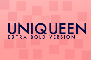 Uniqueen Extra Bold: A Typeface for Impact